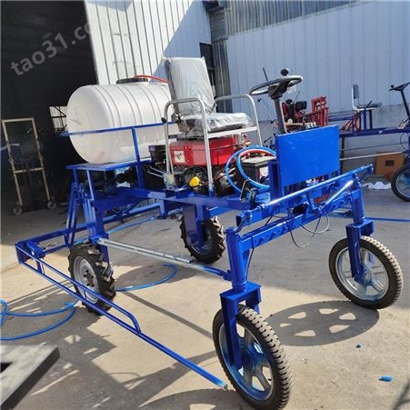 全自动喷药机 三轮车自走式折叠杆打药机 柴油高架洒药机