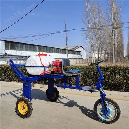 小型四轮打药机 宽幅折叠杆农用喷药机 座驾式小麦喷雾机