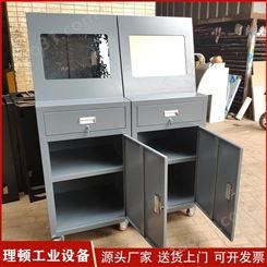 工业电脑保护机柜 挂壁式显示器机柜 广州车间移动PC电脑机柜