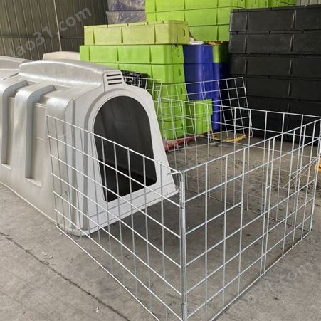 菲富利 塑料犊牛岛 可选配铁围栏和塑料围栏以及不锈钢饲料桶