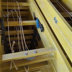 5米绝缘升降单梯 玻璃钢绝缘伸缩梯 两节伸缩梯批发定做