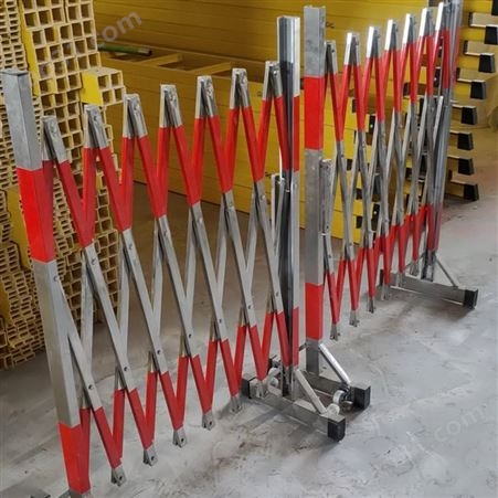 不锈钢伸缩围栏 可移动隔离防护栏 不锈钢折叠式安全栅栏