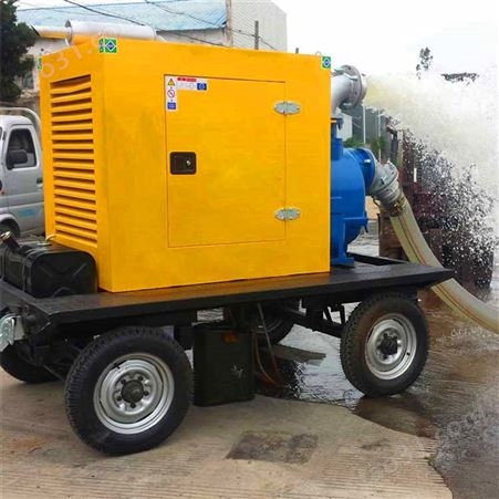冀探 拖车式排涝吸水设备 小型多功能自吸污水泵 JT-40