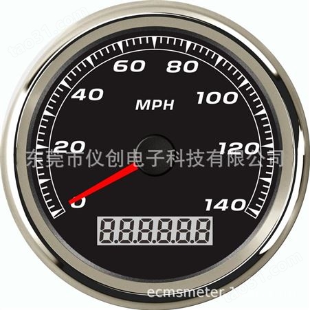 仪创 ECMS 910-10118 厂家跨境摩托车GPS速度表 140MPH显示仪表