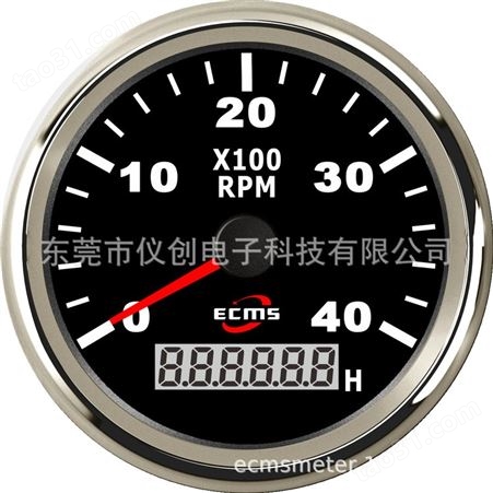 仪创 ECMS 900-00006 厂家供应 φ85mm数显转数表 船用仪表
