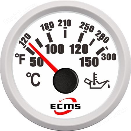 仪创 ECMS 800-00038 改装车用油温表 车用显示仪表