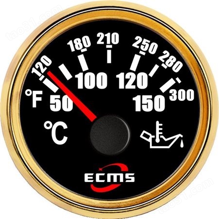 仪创 ECMS 800-00038 改装车用油温表 车用显示仪表