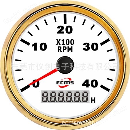 仪创 ECMS 900-00006 厂家供应 φ85mm数显转数表 船用仪表