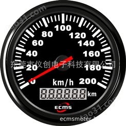 仪创 ECMS 901-00019 汽车仪表 85mm速度里程表不含GPS 0-200km/h
