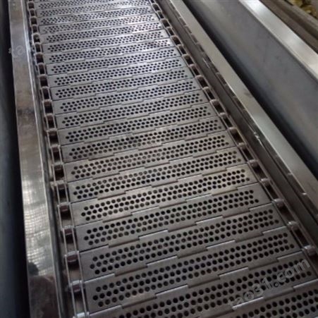 非标定制冲孔不锈钢304链板 输送机配件链板 洗菜机链板