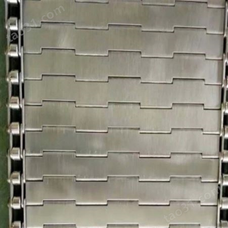 宁津厂家定制耐高温304不锈钢烘干机输送板链 非标定制油炸机清洗机冲孔链板
