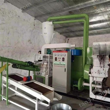 新型干式铜米机_废电线铜回收设备_绿捷环保铜米机厂家质量保障