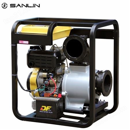 排涝用柴油机水泵HS60DPE/6寸柴油机自吸泵6寸移动式柴油机应急排水泵