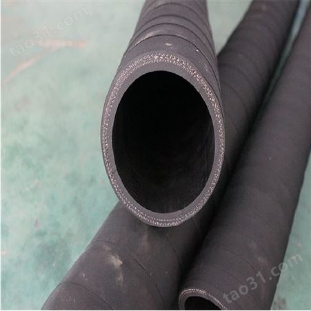 吉朋兴展-大口径橡胶软管-100-600大口径黑胶管耐高压耐磨耐负压