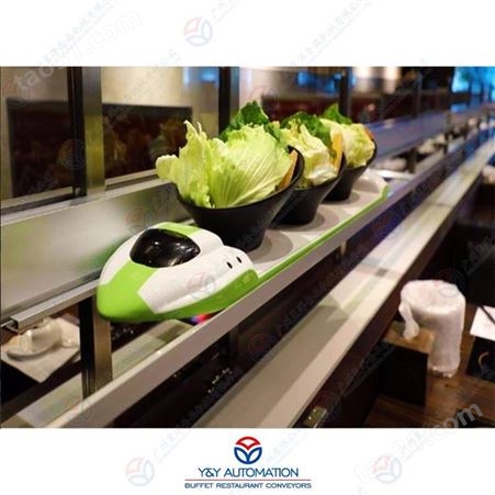 餐饮自动化出餐送餐设备_餐饮自动化送餐系统_餐饮厨房设备自动化_轨道自动化送餐