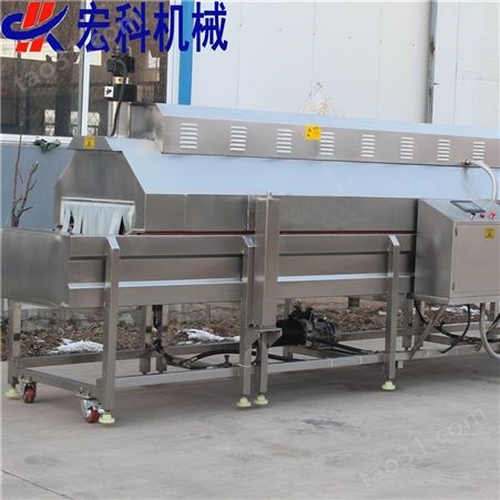 HK-100羊肉串速冻机 隧道式液氮速冻机 肉类快速冷冻设备宏科机械