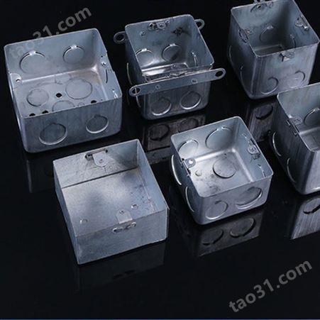 郑州华南城  金属接线盒 86线盒  暗装式金属安装盒