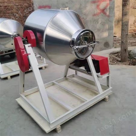 304不锈钢鼓式搅拌机 十三香调味料混合机 200公斤咖喱粉搅拌设备
