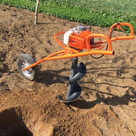 农用小型挖坑机 植树大马力挖坑机 便捷式农用挖坑机