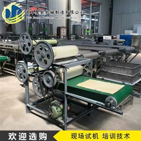 安徽全自动千张豆腐皮机 不锈钢千张机批发厂家 聚能豆制品设备