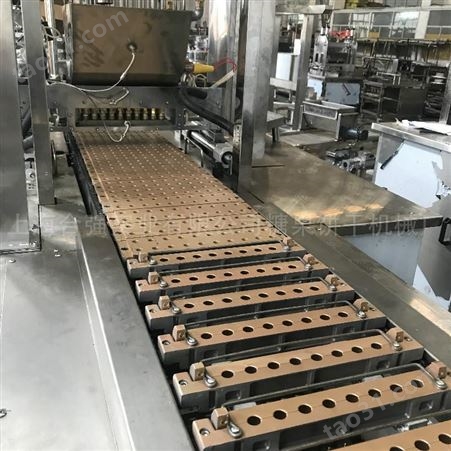 上海合强糖果浇注机厂家 双色双味水果糖生产线 全自动硬糖成型设备 
