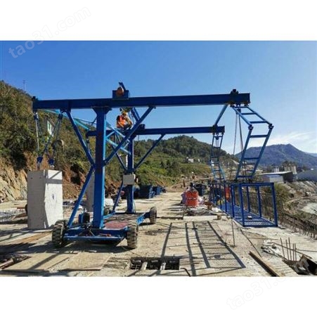 自行走的护栏台车 2吨的模板台车 桥梁施工作业台车
