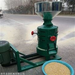 农业粮食碾米机 多功能碾壳机 谷物去皮碾米机