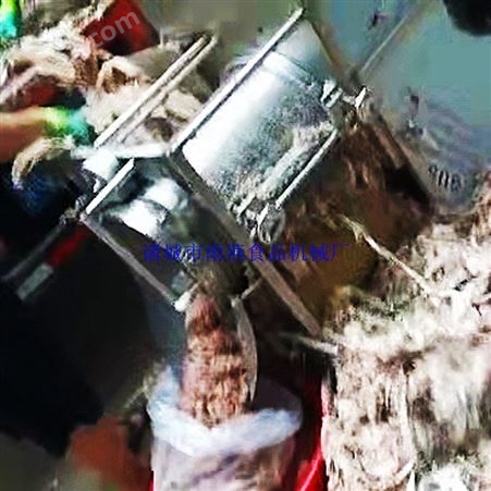 大型鱼肉采肉机 不锈钢火腿肠去皮机 烤肠粉碎机 雨燕机械