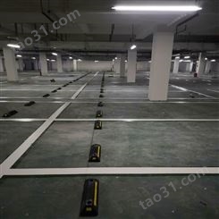 重庆停车划线报价 朝中建筑 车位划线价格