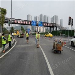 重庆道路划线报价 朝中建筑 重庆公路划线 费用