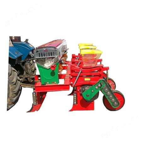 供应拖拉机悬挂式玉米大豆种植机 苞米施肥播种机