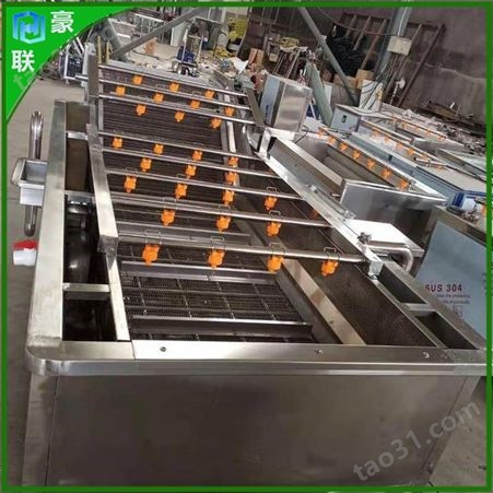 全自动洗菜机 果蔬清洗加工流水线 商用蔬菜清洗机生产商