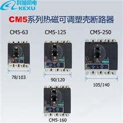 常熟开关塑壳断路器CM5-125L-4300B-20A-25A-32A-40A-50A-63A