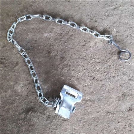0.6米防倒链包含夹子链条固定钩 0.6m单体液压支柱防倒链