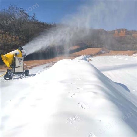 人工造雪机厂家 出雪量大 移动式造雪机 全自动造雪机视频
