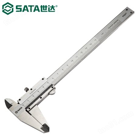 世达 (SATA) 91501 游标卡尺机械式不锈钢内外径卡尺高精度测量工具0-150MM