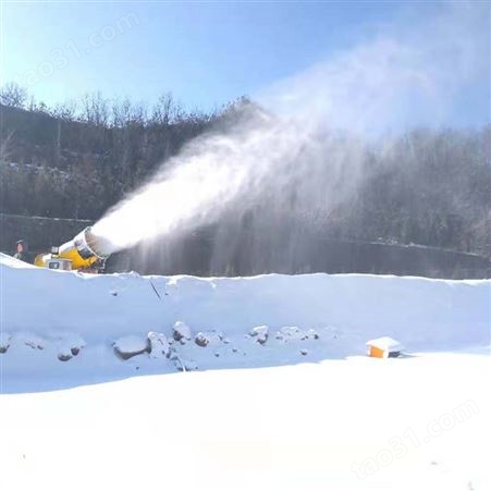人工造雪机厂家 出雪量大 移动式造雪机 全自动造雪机视频