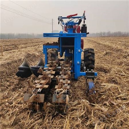 柴油电启动开槽机 电缆埋设挖沟机 葡萄园施肥开沟机