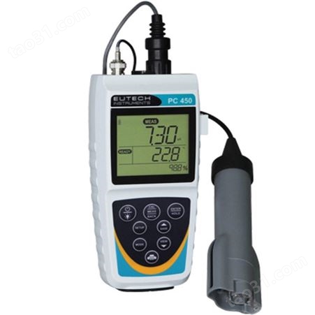 Thermo优特Eutech便携式pH/ORP/电导率仪PC450