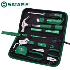 世达（SATA）06004 9件基本维修工具套装工具组套家用电工工具包