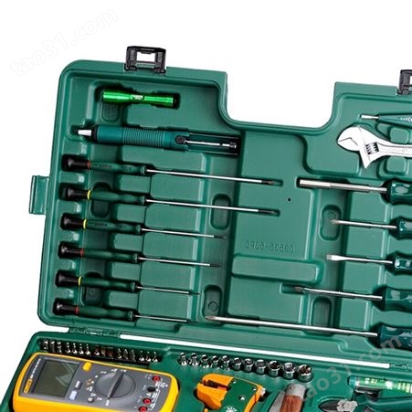 世达 (SATA) 09535 组合工具套装53件电讯工具组套家用电工维修
