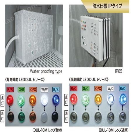 日本SAKAZUME坂诘制作所高亮度LED指示灯DF-10TPBL防震型