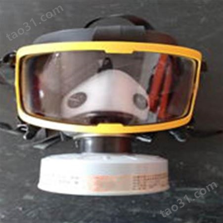 中旺厂家防毒面具 头戴式防毒面具 橡胶全面罩防毒面具
