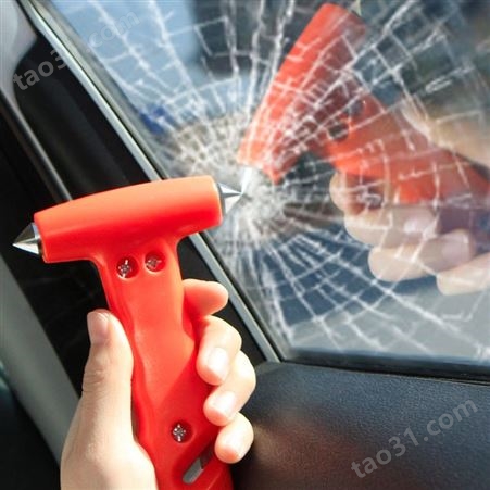 隆亨汽车用二合一安全锤消防逃生锤破窗器公交汽车玻璃破窗器防火锤
