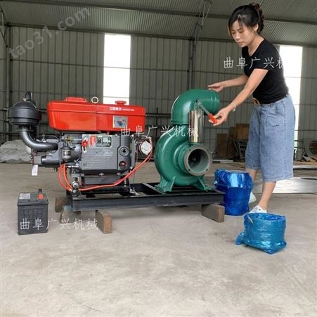 农业喷灌用高扬水泵 柴油抽水机 多功能喷灌设备