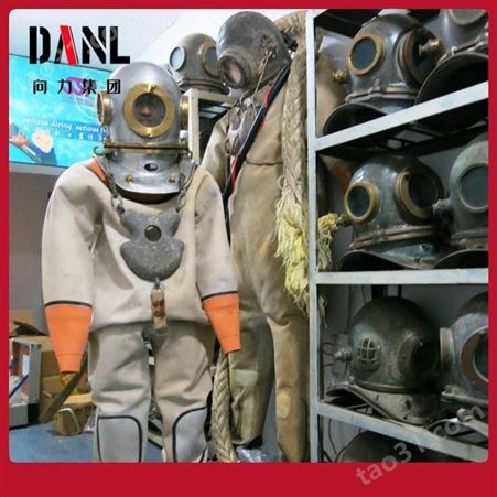向力 TF12潜水头盔 污水工程潜水服 水下打捞重潜套装 铜质全面罩头盔