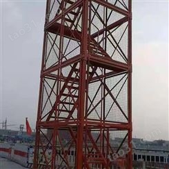 阜城如祥 施工用安全梯笼 工程安全梯笼厂家供应