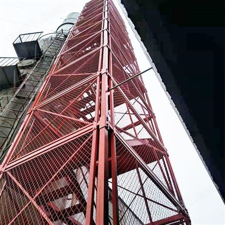 衡水如祥 隧道施工安全梯笼 高空作业梯笼平台 箱式重型安全梯笼 使用方便 欢迎订购