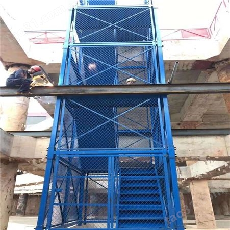如祥建筑 厢式安全梯笼 箱式梯笼 桥梁施工安全梯笼