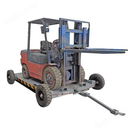 小型压路机拖车 6吨微挖挖机牵引拖车 叉车牵引平板车 创硕机械